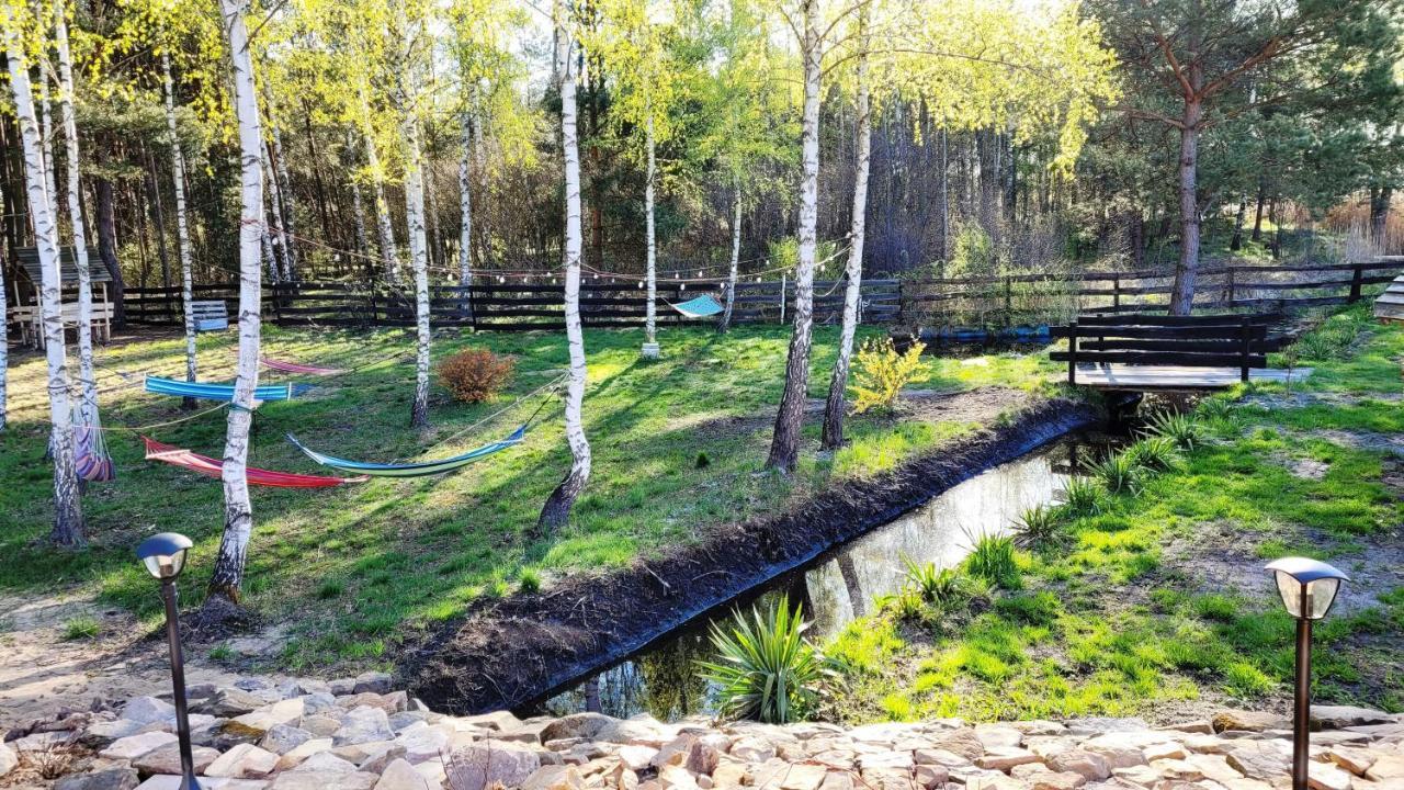 Vip Village Las Woda Rower - Podgrzewany Basen, Balia, Sauna Miedzierza Extérieur photo