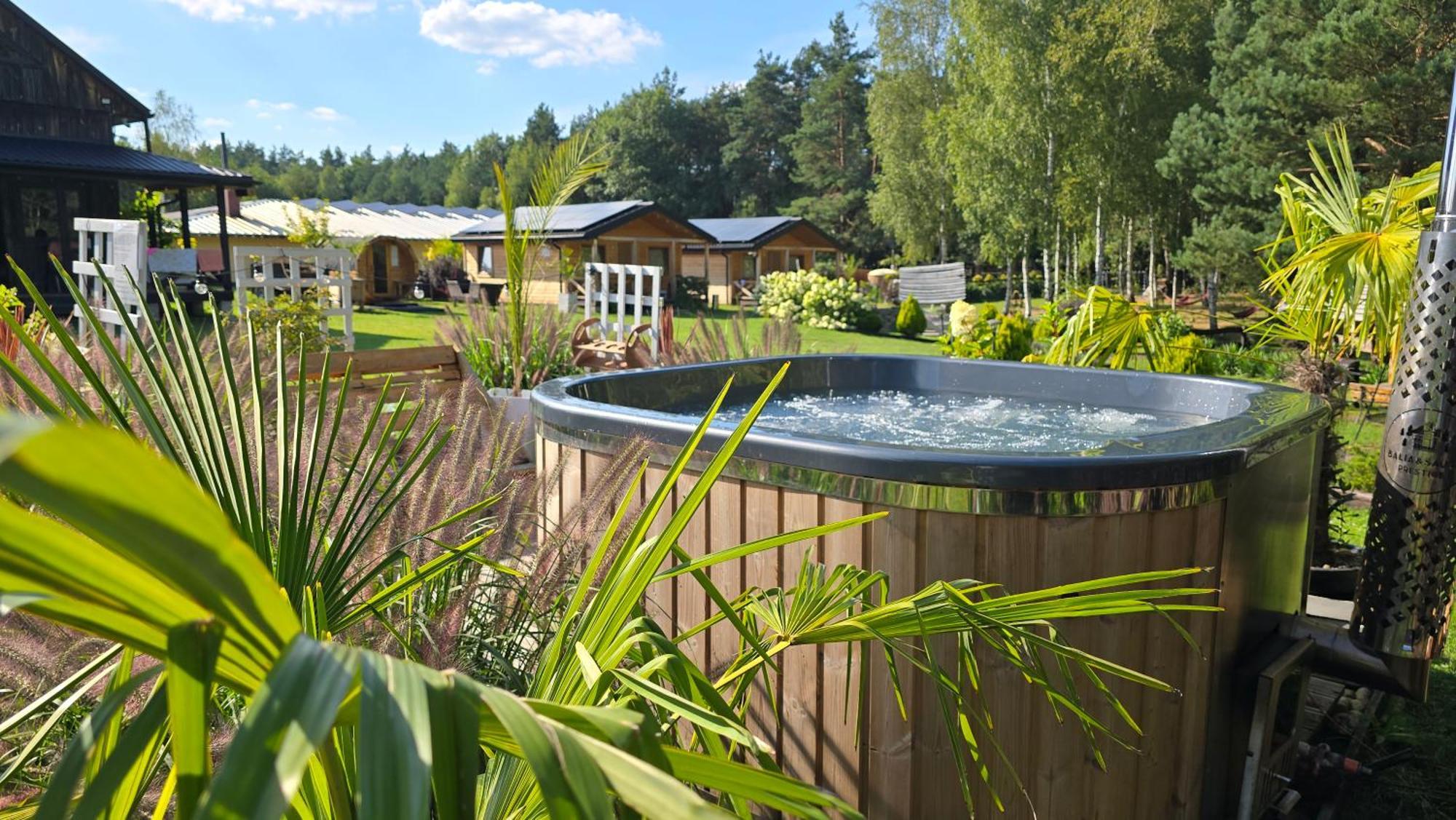 Vip Village Las Woda Rower - Podgrzewany Basen, Balia, Sauna Miedzierza Extérieur photo