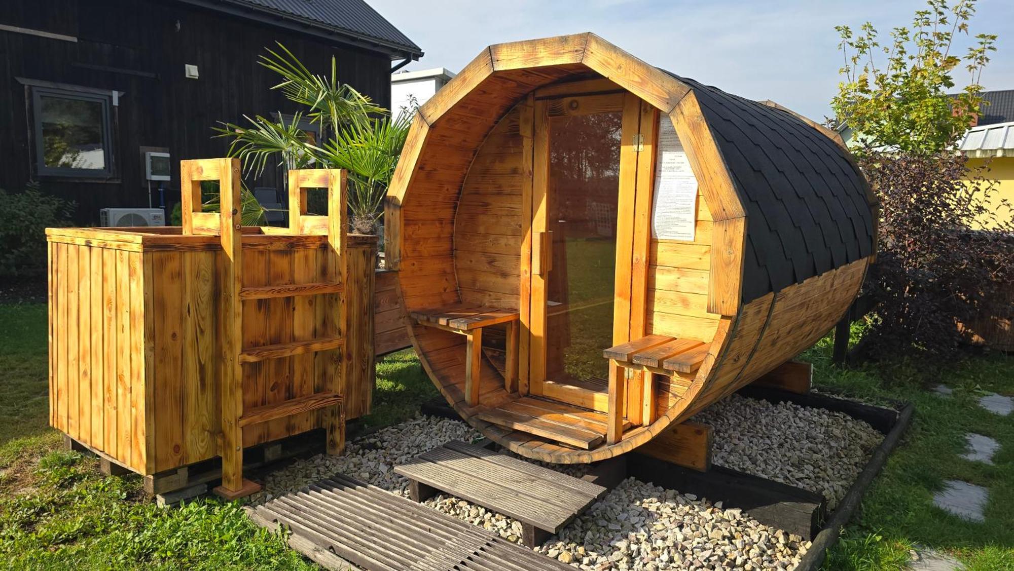 Vip Village Las Woda Rower - Podgrzewany Basen, Balia, Sauna Miedzierza Extérieur photo
