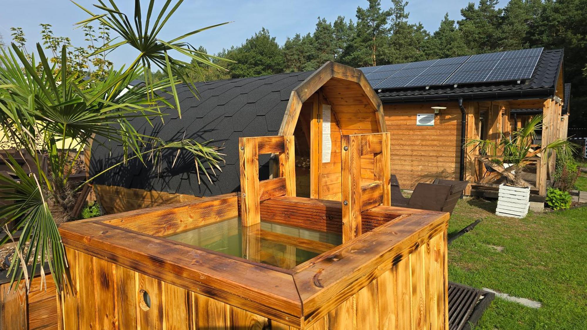 Vip Village Las Woda Rower - Podgrzewany Basen, Balia, Sauna Miedzierza Extérieur photo