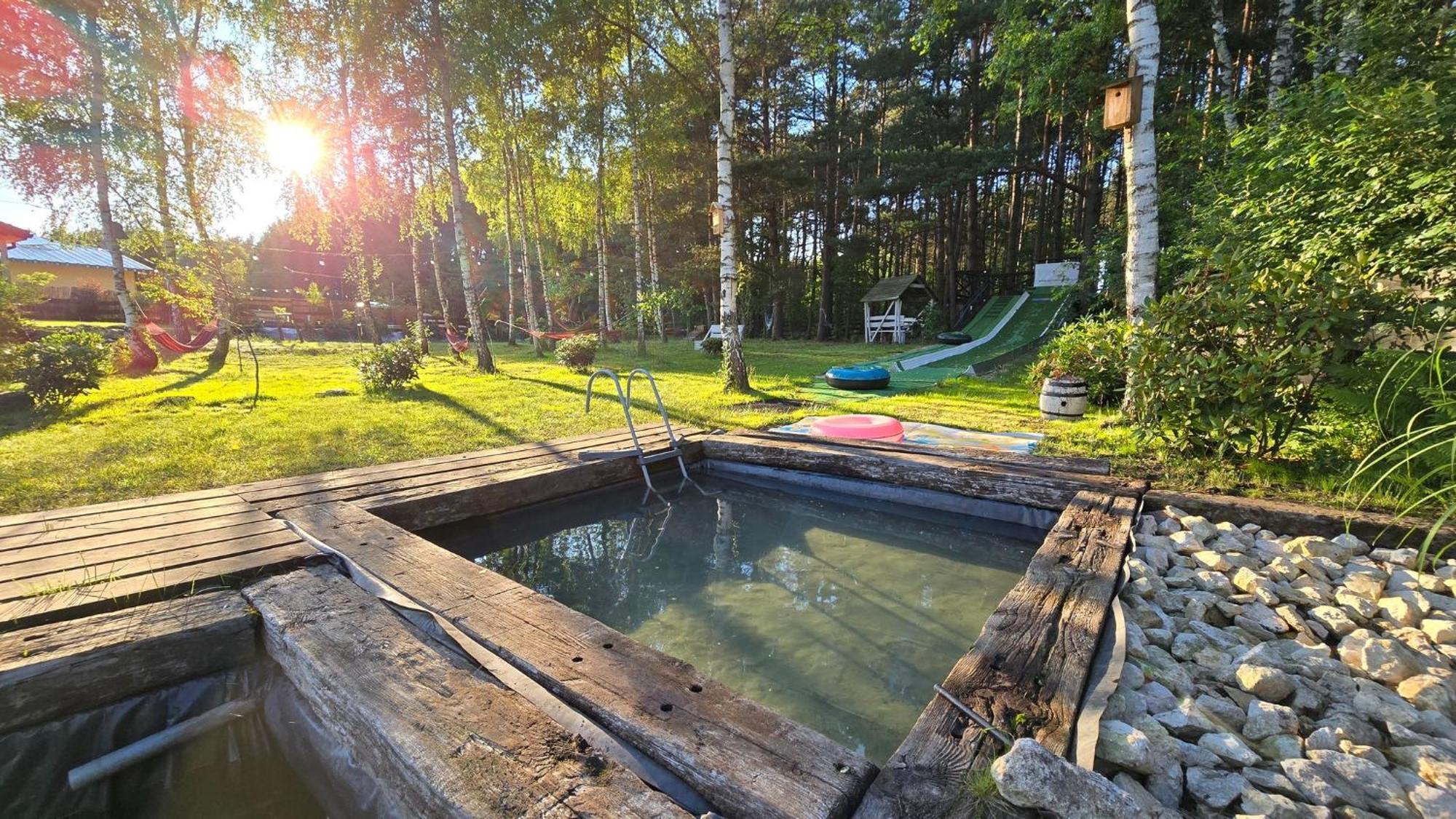 Vip Village Las Woda Rower - Podgrzewany Basen, Balia, Sauna Miedzierza Extérieur photo